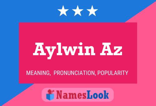 ملصق اسم Aylwin Az