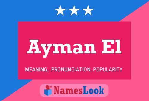 ملصق اسم Ayman El