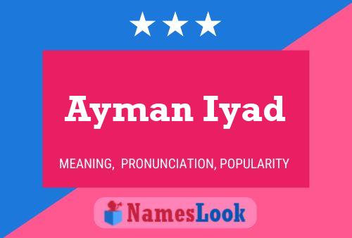 ملصق اسم Ayman Iyad