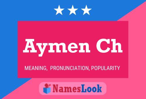 ملصق اسم Aymen Ch