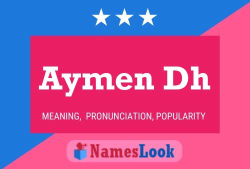 ملصق اسم Aymen Dh