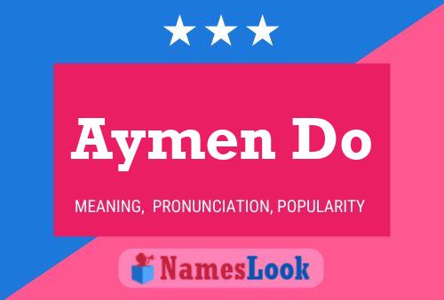 ملصق اسم Aymen Do