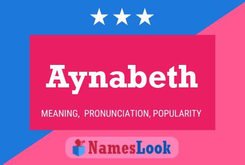 ملصق اسم Aynabeth