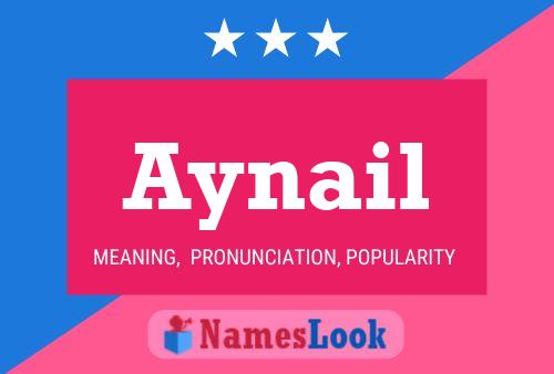 ملصق اسم Aynail