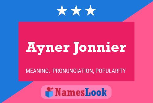 ملصق اسم Ayner Jonnier