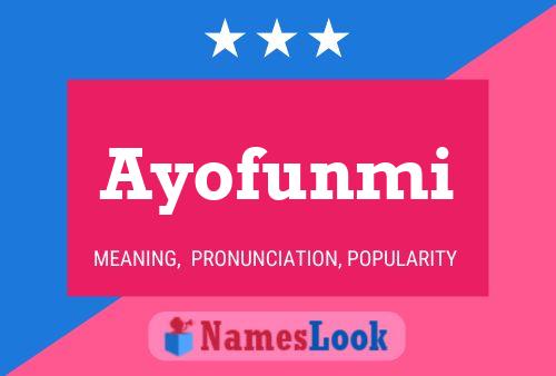 ملصق اسم Ayofunmi