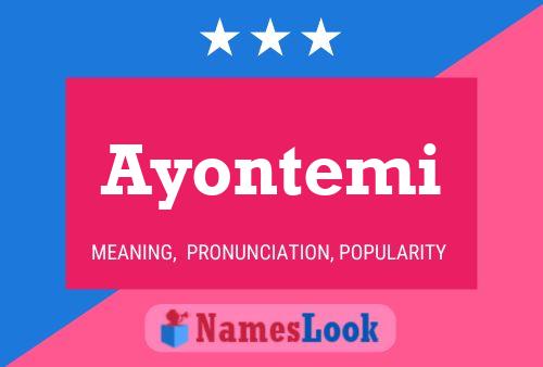 ملصق اسم Ayontemi