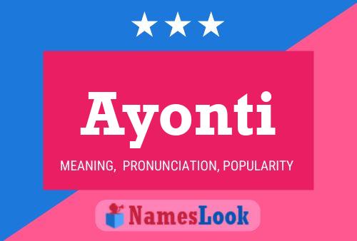 ملصق اسم Ayonti