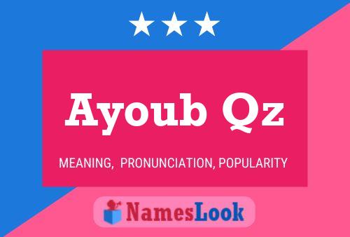 ملصق اسم Ayoub Qz