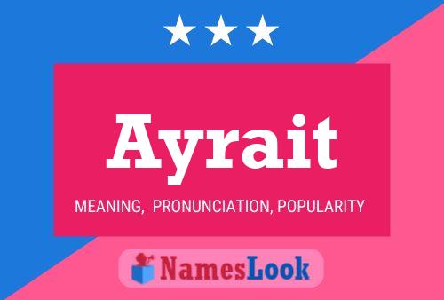 ملصق اسم Ayrait