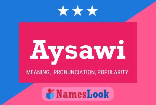 ملصق اسم Aysawi