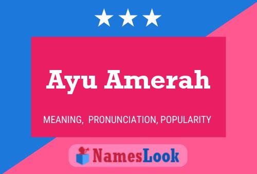 ملصق اسم Ayu Amerah