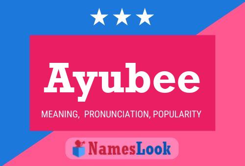 ملصق اسم Ayubee