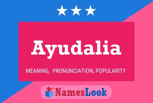 ملصق اسم Ayudalia