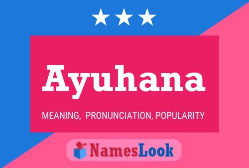 ملصق اسم Ayuhana