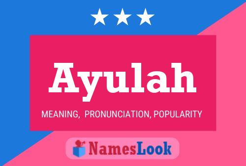 ملصق اسم Ayulah