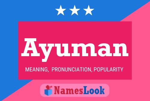 ملصق اسم Ayuman