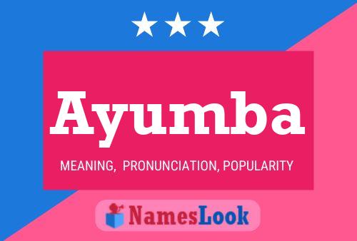 ملصق اسم Ayumba