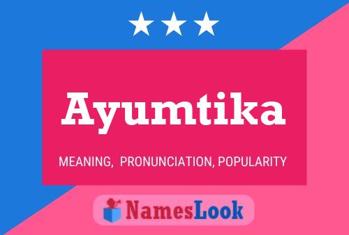 ملصق اسم Ayumtika