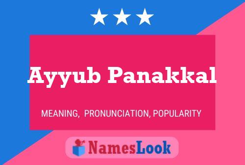 ملصق اسم Ayyub Panakkal