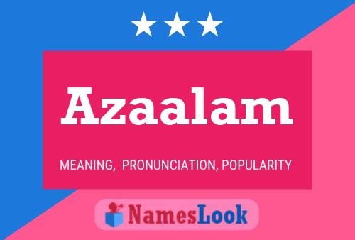 ملصق اسم Azaalam