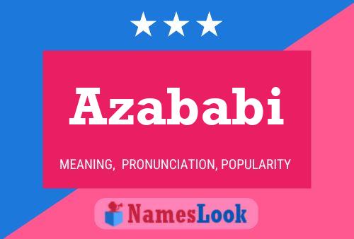 ملصق اسم Azababi