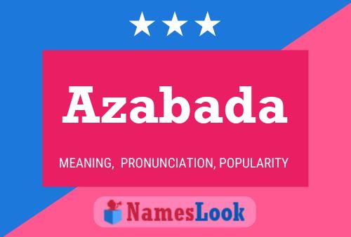 ملصق اسم Azabada