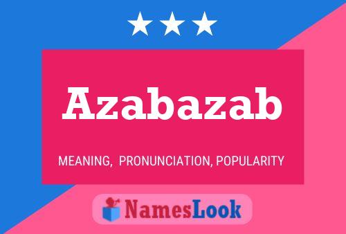 ملصق اسم Azabazab