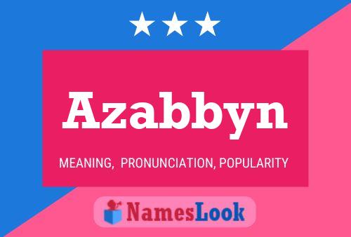 ملصق اسم Azabbyn