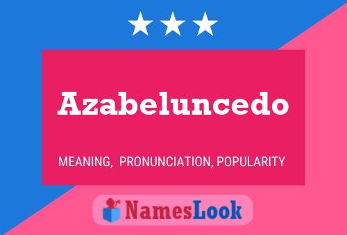 ملصق اسم Azabeluncedo