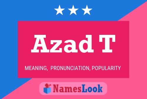 ملصق اسم Azad T