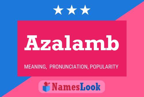 ملصق اسم Azalamb