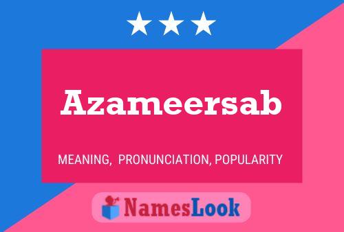 ملصق اسم Azameersab