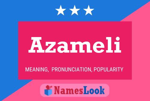 ملصق اسم Azameli