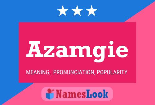 ملصق اسم Azamgie