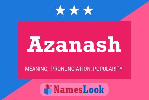 ملصق اسم Azanash