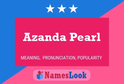 ملصق اسم Azanda Pearl