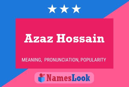 ملصق اسم Azaz Hossain