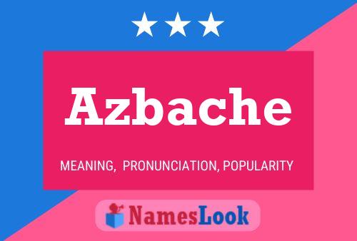 ملصق اسم Azbache