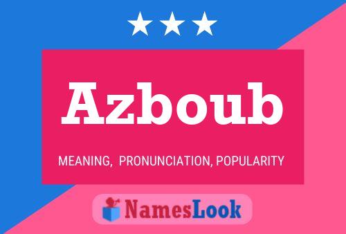 ملصق اسم Azboub