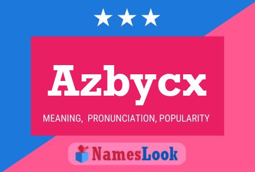 ملصق اسم Azbycx