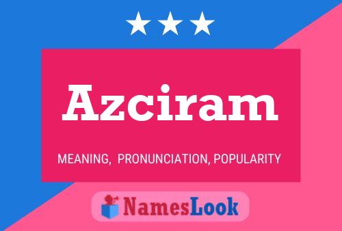 ملصق اسم Azciram