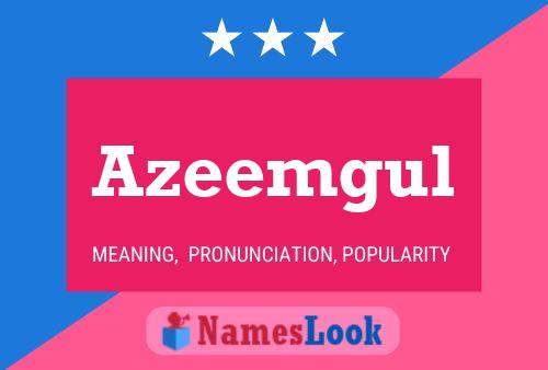 ملصق اسم Azeemgul