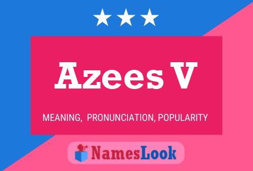 ملصق اسم Azees V