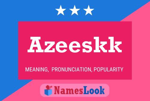 ملصق اسم Azeeskk