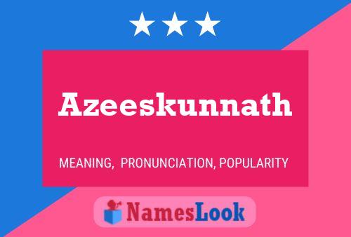 ملصق اسم Azeeskunnath