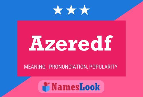 ملصق اسم Azeredf