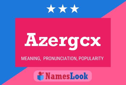 ملصق اسم Azergcx