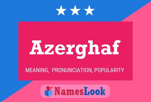 ملصق اسم Azerghaf