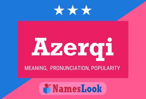 ملصق اسم Azerqi